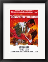 Framed Gone with the Wind - clark gable