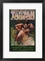 Framed Tarzan, The Ape Man, c.1981 (Spanish) - style A