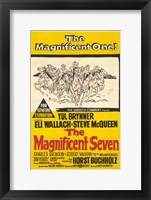 Framed Magnificent Seven Yul Brynner
