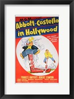 Framed Abbott and Costello in Hollywood, c.1945