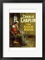 Framed Gold Rush Cold Charlie Chaplin
