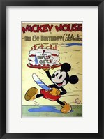 Framed Mickey Mouse in His 8Th Birthday Celebra