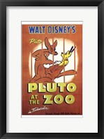 Framed Pluto At the Zoo