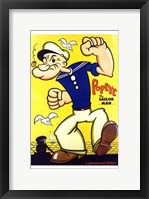 Framed Popeye the Sailor Man