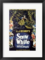 Framed Walt Disney's Snow White and the Seven Dwarfs