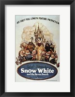Framed Snow White and the Seven Dwarfs