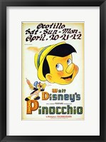 Framed Pinocchio Playing Ocotillo