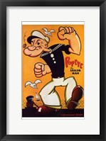 Framed Popeye the Sailor Man