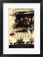 Framed We Were Soldiers Movie Poster