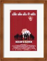Framed Ocean's Eleven - red