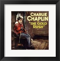Framed Gold Rush Cold Charlie Chaplin