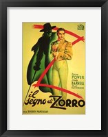 Framed Mark of Zorro (spanish)