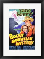 Framed Rocky Mountain Mystery