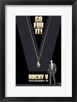 Framed Rocky 5 - Go for it