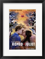 Framed William Shakespeare's Romeo Juliet Kiss