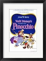 Framed Pinocchio Makes No Difference Who You Are