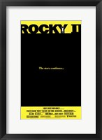 Framed Rocky 2 The Story Continues...