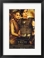Framed Troy Helen of Troy and Paris