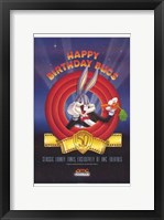 Framed Amc Theatres Bugs Bunny's 50Th