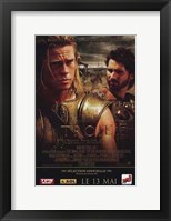 Framed Troie - Troy Orlando Bloom and Brad Pitt
