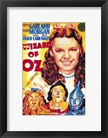 Framed Wizard of Oz Cartoon