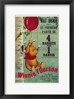 Framed Winnie the Pooh