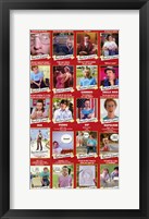 Framed Napoleon Dynamite Characters