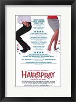 Framed Hairspray - legs and music notes