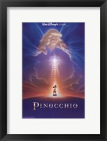 Framed Pinocchio Wish Upon a Star