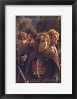 Framed Lord of the Rings: Fellowship of the Ring Hobbits
