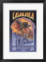 Framed Casablanca Art Deco