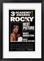 Framed Rocky 3 Academy Awards