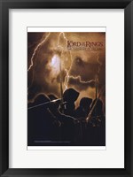 Framed Lord of the Rings: Fellowship of the Ring Lightning