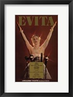 Framed Evita (Broadway Musical)