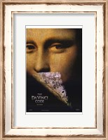 Framed Da Vinci Code Mona Lisa Tall