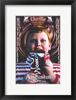 Framed Charlie and the Chocolate Factory Augustus