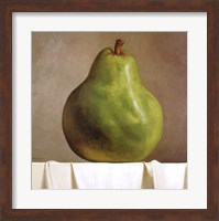 Framed Green Pear
