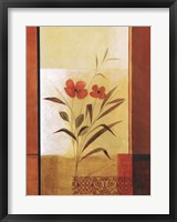 Framed Two Red Flowers