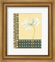 Framed Glazed Tile Botanical I