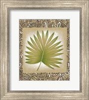 Framed Exotic Palm Leaf II