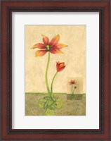 Framed Entwined Tulips
