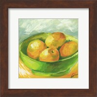 Framed Bowl of Fruit I