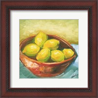 Framed Bowl of Fruit IV