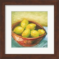 Framed Bowl of Fruit IV