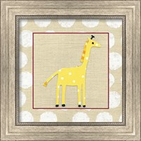 Framed 'Katherine's Giraffe' border=