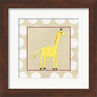 Framed Katherine's Giraffe