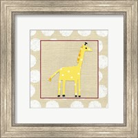 Framed 'Katherine's Giraffe' border=