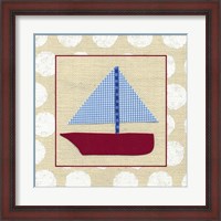 Framed EJ's Sailboat