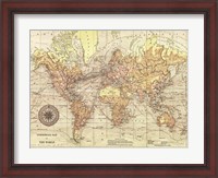 Framed World Map II