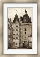 Framed Sepia Chateaux VI